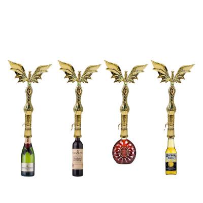 China Beer Queen LED Champagne Gun Colored Air Pressure Props Luminous Beer Spray Bar Wedding Nightclub Atmosphere Continuous Spray No Props Toss Spray Champagne for sale