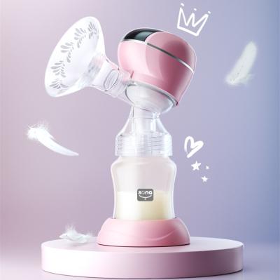 China Portable breast milk pump BPA free factory direct supply electric built-in rechargeable silicone shield design fully for sale