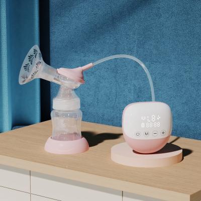 China BPA free smart touch control automatic silicone single side electric breast pump for breastfeeding mother with 150ML pp milk bottle for sale