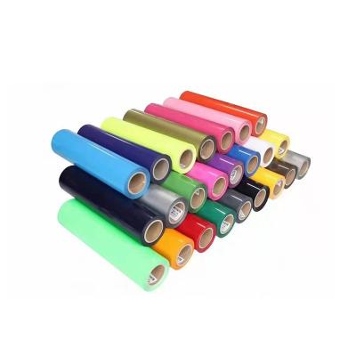 China Wholesale High Elasticity Iron On Press Cutter Rolls Htv Textile Fabric TPU Heat Transfer Vinyl Film For T Shirts for sale