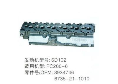 China 6D102 Diesel Engine Cylinder Head For Excavator PC200-6 Diesel Engine Parts for sale