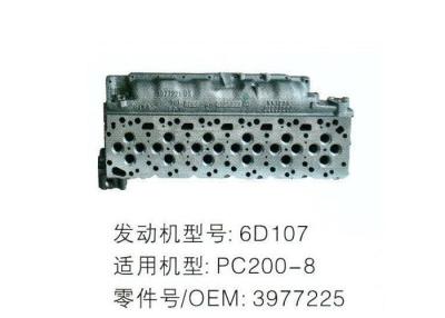 China 6D107 Diesel Engine Cylinder Head Fit Excavator PC200-8 Diesel Cylinder Head for sale