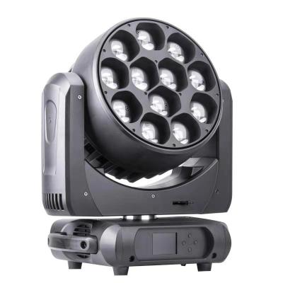 China Sports Stadiums BMS 12X40W RGB Bee Eye Moving Head Light Led Stage Light DJ for sale