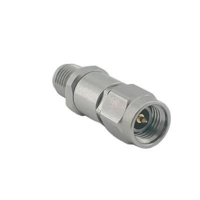 China RF Communication Coaxial Test RF QMA Male To RP Female Connector Adapter / 3.5 Adapter Male To 3.5 Female Adapter for sale