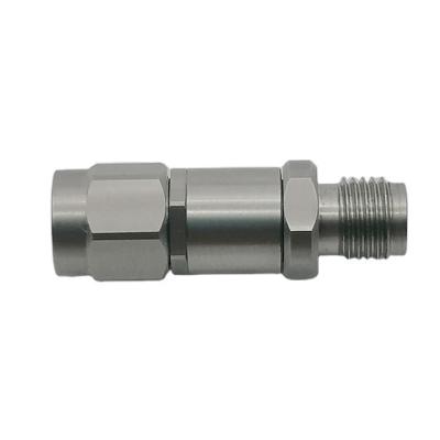 China RF Communication Test RF Adapter Type Threaded To Flange Mount Connector 26.5G RF Internal Threaded Adapter for sale