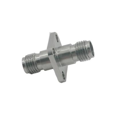 China RF Communication Test Dc-40ghz 2.92 Stainless Steel Female 2.92 To Male Adapter RF Connector Right Angle Adapter for sale