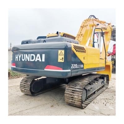 China Good Condition 22 Ton Used Hyundai Excavator 220LC-9S in Korea Original Cummins Engine for sale