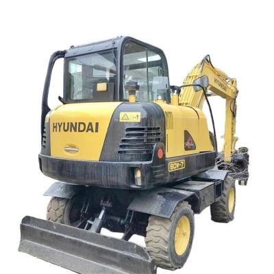 Cina Usato Hyundai 60 Excavator 6T Mini Excavator con cilindro idraulico originale in vendita