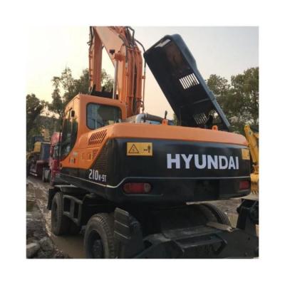 China Used Hyundai 210W Wheel Excavator 21 Ton Robex 210 Excavadora R210W-9 in 2019 Year for sale