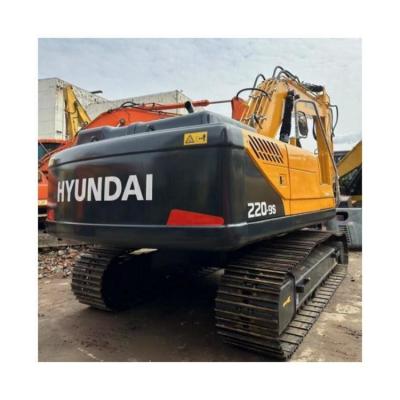 Cina 1.05m3 Capacità del secchio Originale Corea Hyundai Used Crawler Excavator R220-9S a Shanghai in vendita