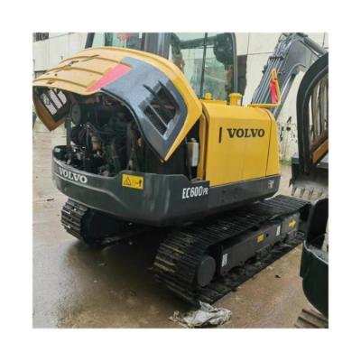 China Shanghai Sale Used 6 Ton Excavator EC60D with Original Hydraulic Valve Made in Korea for sale