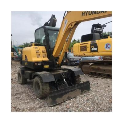 China Shanghai Used Hyundai 60W-9 Excavator With Original Hydraulic Cylinder for sale