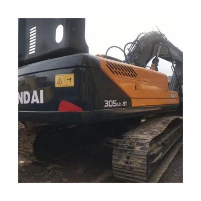 China Large 30 Ton Used Hyundai 305 Excavator with Original Hydraulic Valve in Shanghai for sale