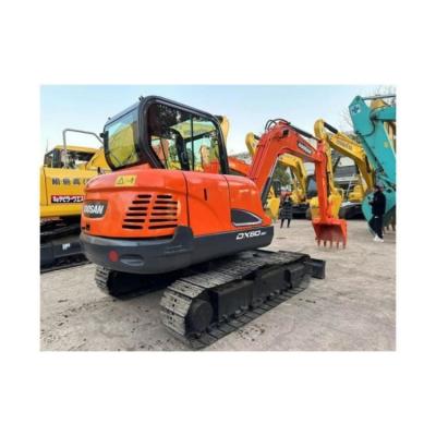 China Korean Original Doosan DX60 Excavator in Durable and with Original Hydraulic Cylinder for sale