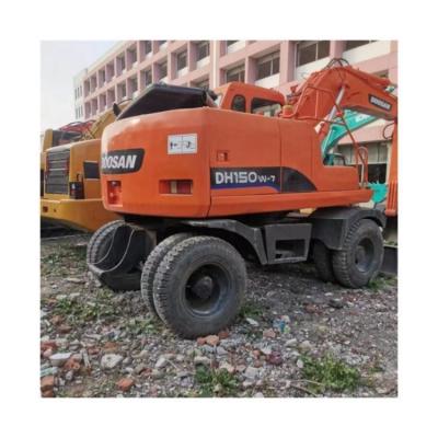 China 90% Excavadora original Doosan DH150 Excavadora usada Doosan DH150W na Coreia do Sul à venda