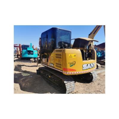 China Good Condition Sany Used SY75 SY75-9 Sy75c Excavator powered by ISUZU Engine 40.9KW for sale