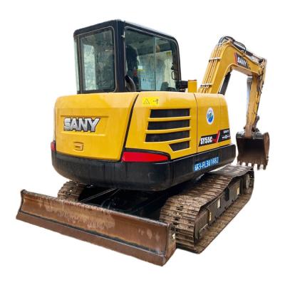 China 36 KW Power Original Hydraulic Cylinder Sany SY55 Second Hand Excavator in Shanghai for sale