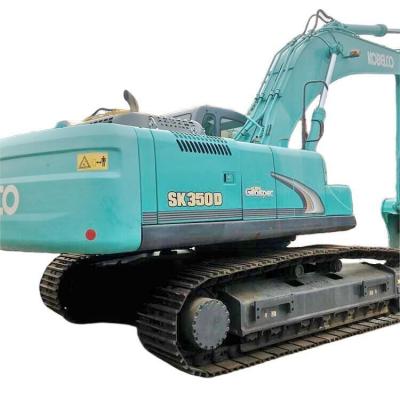 China Shanghai Usado Kobelco SK350 Excavator 35 toneladas com motor HINO 197 KW em boas condições à venda