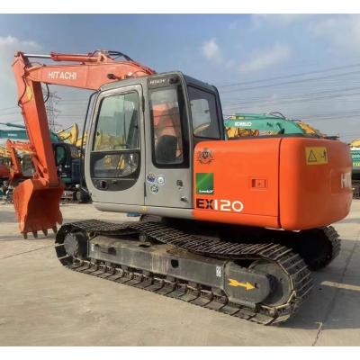 China Second Hand 12 Ton Hitachi Excavator EX120-5 In Shanghai Original Hydraulic Cylinder for sale