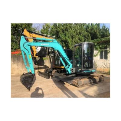 China Shanghai Used Kobelco 55 Mini Excavator 5ton with 1260 Working Hours and 31.5KW Power for sale