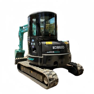 China 40.5 KW Original Japanese Kobelco 55sr 5-ton Mini Excavator Crawler Excavator Machine for sale