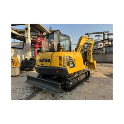 China Komatsu PC56 Crawler Excavator With 0.22m3 Bucket Capacity And 5300KG Operating Weight for sale