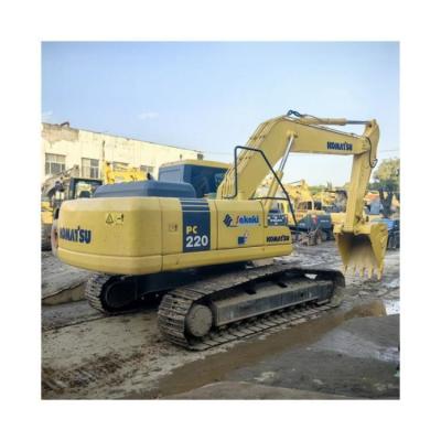 China Secondhand Japan Komatsu PC220 Excavator 22000 KG Machine Weight 4218 Working Hours for sale