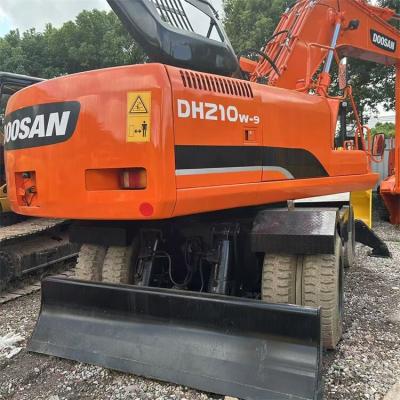 China Original Used Doosan Dh210w-9 Wheeled Excavator 21 Ton In Shanghai for sale