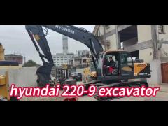 2021 Hyundai 220-9s R220 Crawler Used Excavators in Shanghai and Low Fuel Consumption