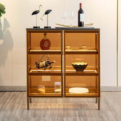 China Extendable Functional Aluminum Cover Interior Wine Cabinet for sale