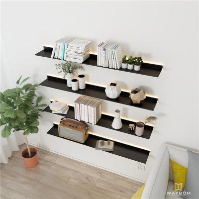 China Decorative Storage Buries Industrial Ladder Shelf Bookcase Shelving Unit With Metal Frame For Home for sale