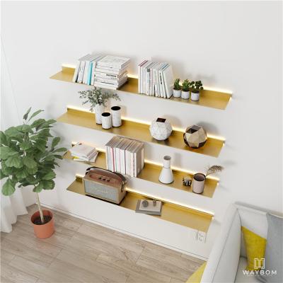 China Art Floating Hanging Clear Decorative Glass Ledge Tv Shelf Brackets Hardware for Plasterboard MDF Walls Layout for sale