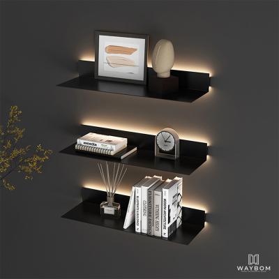 China Misnowe Decorative Custom Home Decor Metal Aluminum Display Stand With Led Light for sale