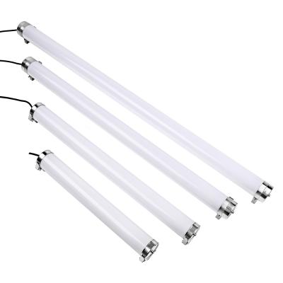 China 20w 30w 40w 60w Warehouse Microwave Motion Emergency Led Triproof Tubular Light Fixture For Warehouse for sale