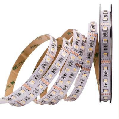 China Residential Colorful Smart Home Light Strip 12v 5050 RGBW LED Dimmable LED Strip Lights Works Google for sale