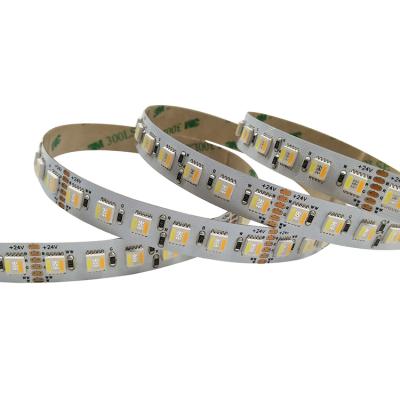 China 16.4 ft IP65 Residential Waterproof Flexible Light Strip Reinforce Strip LED Strip Lights SMD 5050 RGBCCT for sale