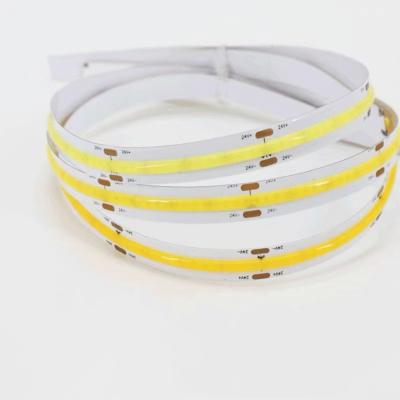 China 6500K Residential Daylight CRI80 White 16.4ft Under Cabinet 12V LED Strip Lights with 3M Self-Adhesive COB LED Strip Light for sale