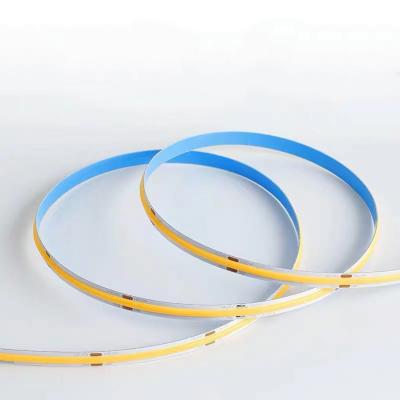 China 12V 2700K 16.4FT CRI 80 DIY Home Residential Warm White Decoration No Hot Spots COB Lights Bendable Continuous Strip for sale