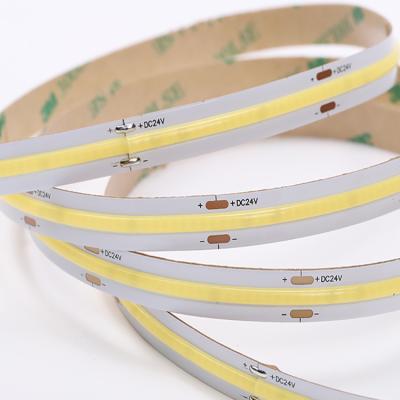 China Residential Super Bright Flexible CRI90 LED Strip DC24V For Cabinet Home DIY Lighting Projects COB Strip Light for sale