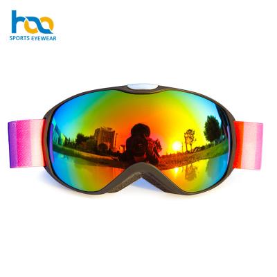 China High Quality Anti-snowblind Anti-snowblind Children Waterproof UV Anti-fog Protective Ski Glasses Snow Kids Boarding Goggles for sale