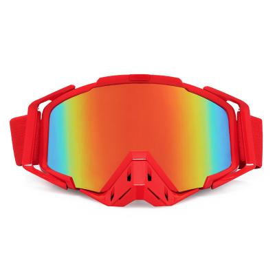 China Best Selling Dustproof Custom Motocross Motorbike Frame Triple Foam TPU Goggles for sale