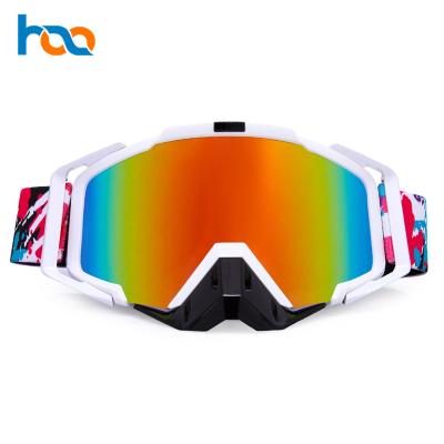 China Best Selling Custom Logo Anti-UV MX Motocross Goggles Anti Scratch Tear Off for sale