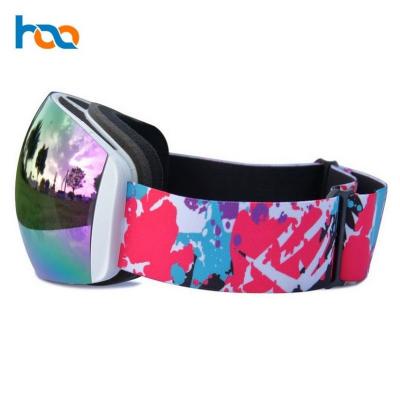 China Custom Logo Anti-fog Removable Headband For Ski Goggles for sale