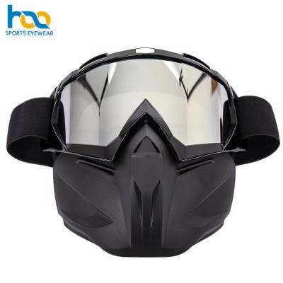 China Outdoor Eye Protection Safety Goggles Full Face Paintball Mask for sale