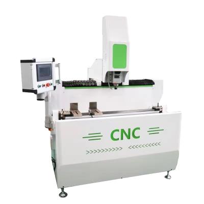 China Building Material Shops DINGLONG Double Head CNC Drilling CNC Router Aluminum Metal Machine CNC Profile Milling Machine for sale