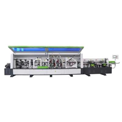 China Automatic panel furniture production edge edging machine with corner log PVC edge edging cheap automatic corner rounding machine for sale