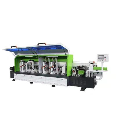 China MDF Automatic Edging Machine Furniture Production PVC Panel Edging Machine Office Belt Dark Edging Machine Automatic Edging Machine With Trimmer for sale