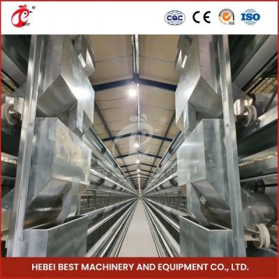 China Hot Galvanized H Type Broiler Cage Silver Surface Treatment For Poultry Farming Rose for sale