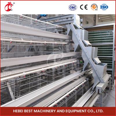 China Automatic Poultry Farming Cage System With Automatic Feeder For Nigeria Zambia Ghana Sandy for sale