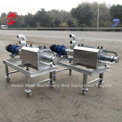 China 2ton Manure Processing System ISO , Chicken Manure Machine For Cleaning Manure Adela for sale